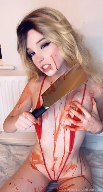 Belle Delphine Nude Red Slingshot Bikini Onlyfans Set Leaked - Image 89