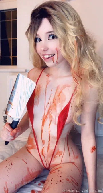 Belle Delphine Nude Red Slingshot Bikini Onlyfans Set Leaked - Image 102