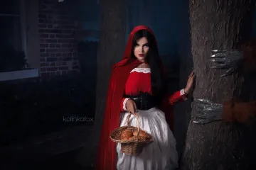 Kalinka Fox Shibari Red Riding Hood Patreon Video Leaked - Image 6