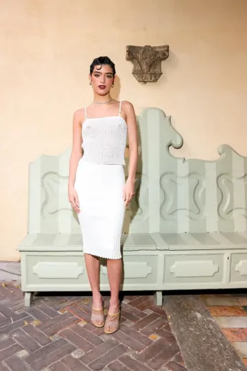 Dixie D’Amelio Nude See-Through Sweater Set Leaked - Image 9