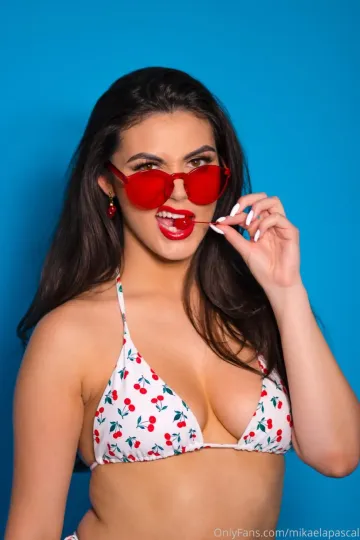 Mikaela Pascal Cherry Bikini Onlyfans Set Leaked - Image 14