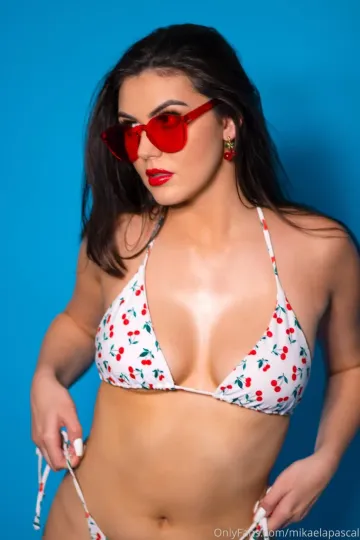 Mikaela Pascal Cherry Bikini Onlyfans Set Leaked - Image 4