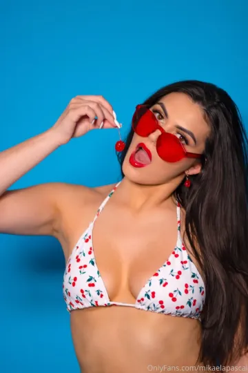 Mikaela Pascal Cherry Bikini Onlyfans Set Leaked - Image 6