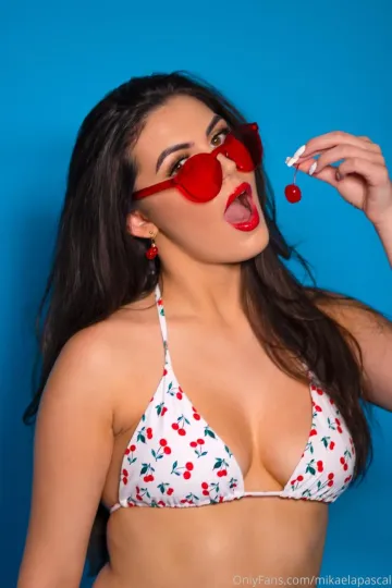 Mikaela Pascal Cherry Bikini Onlyfans Set Leaked - Image 13